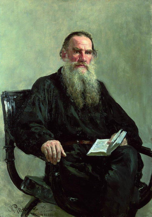 Ілля Рєпін - "Л. Н. Толстой", 1887