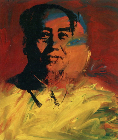 Енді Воргол. Мао. 1972-1973. Шовкографія тушшю, синтетична полімерна фарба, полотно. 